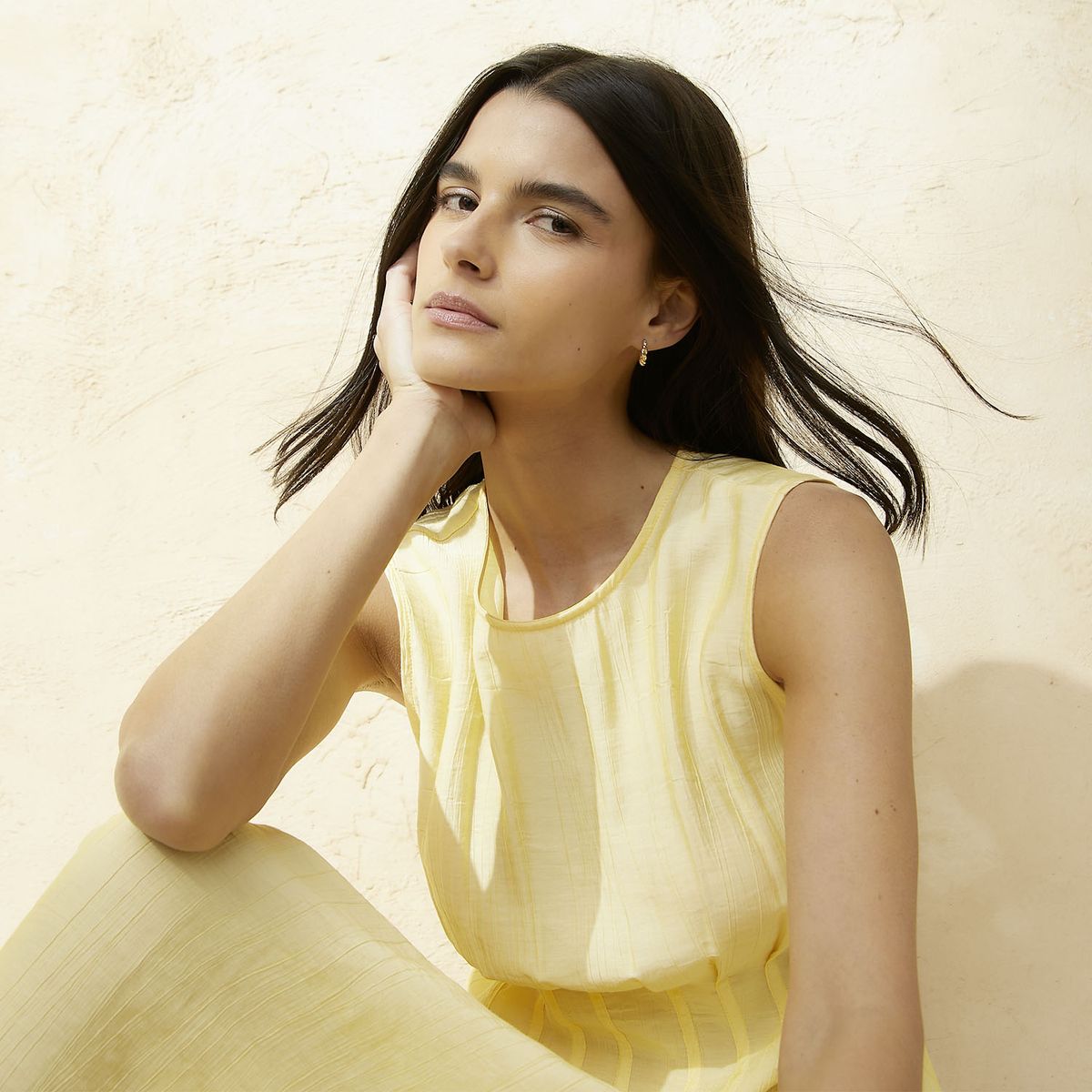 BASEMENT - Vestido Largo Algodón Mujer Basement