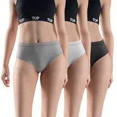 TOP - Pack De 3 Calzones Pantaletas Mujer