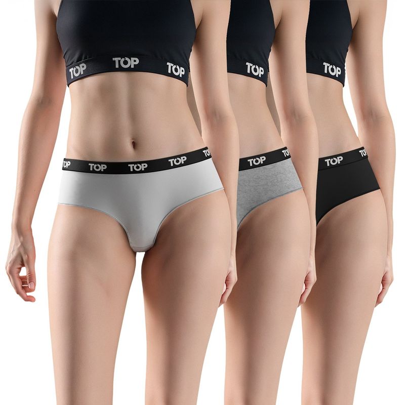 TOP - Pack De 3 Colaless Mujer Top