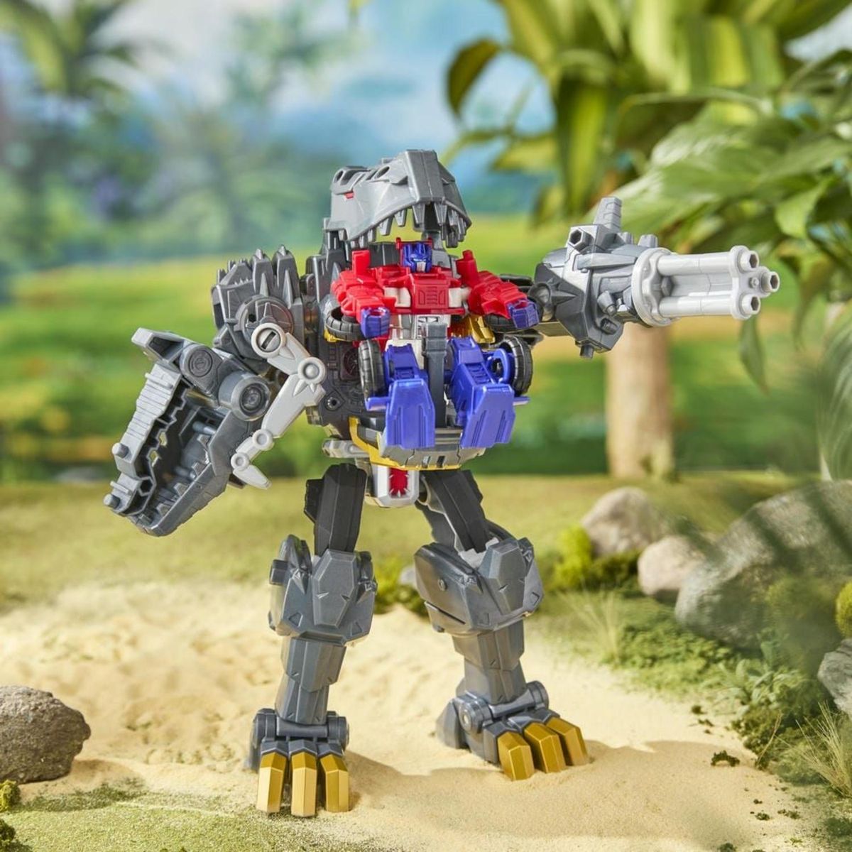 TRANSFORMERS - Trcyberworld Chomp And Battle Grimlock Transformers