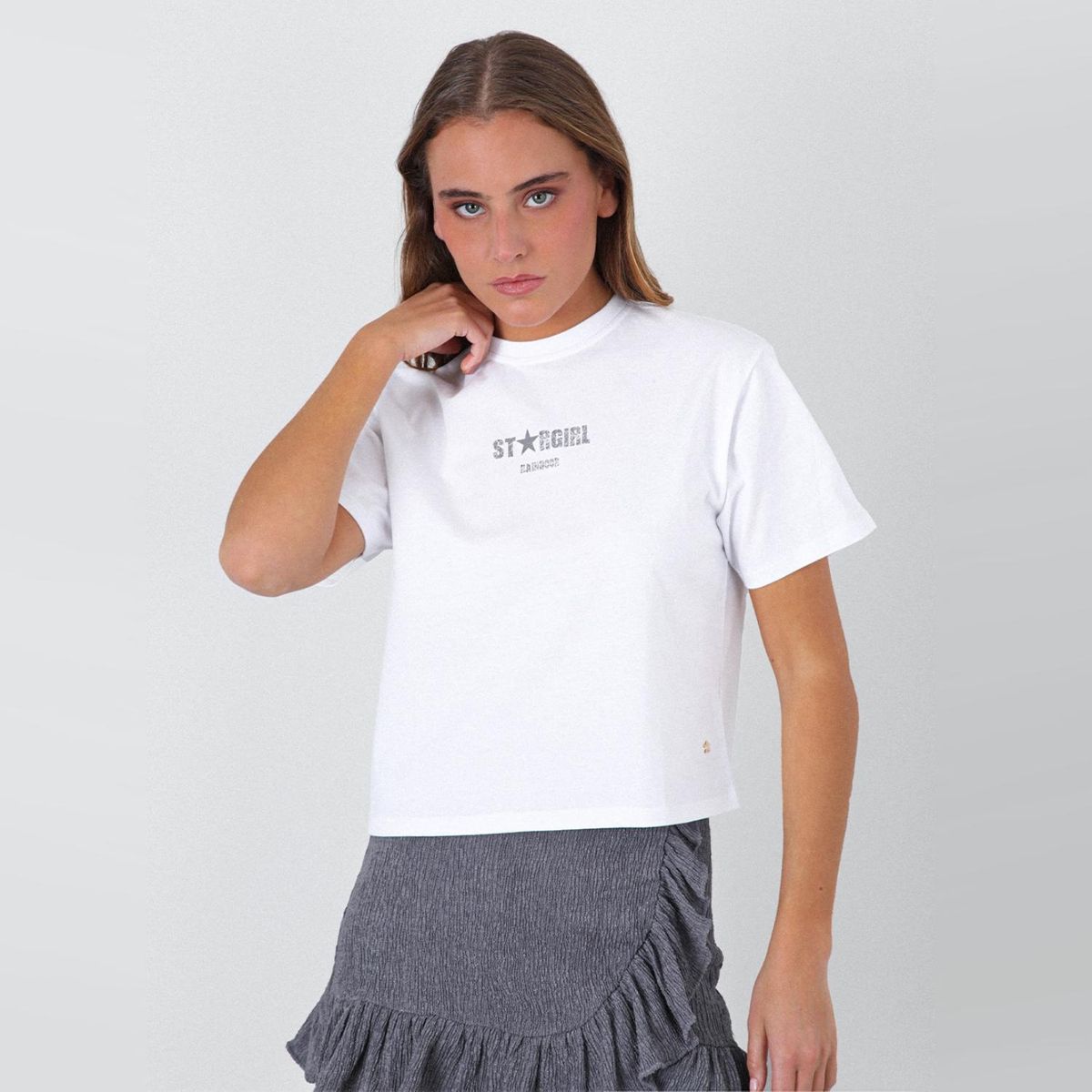 RAINDOOR - Crop Top Algodón Mujer Raindoor