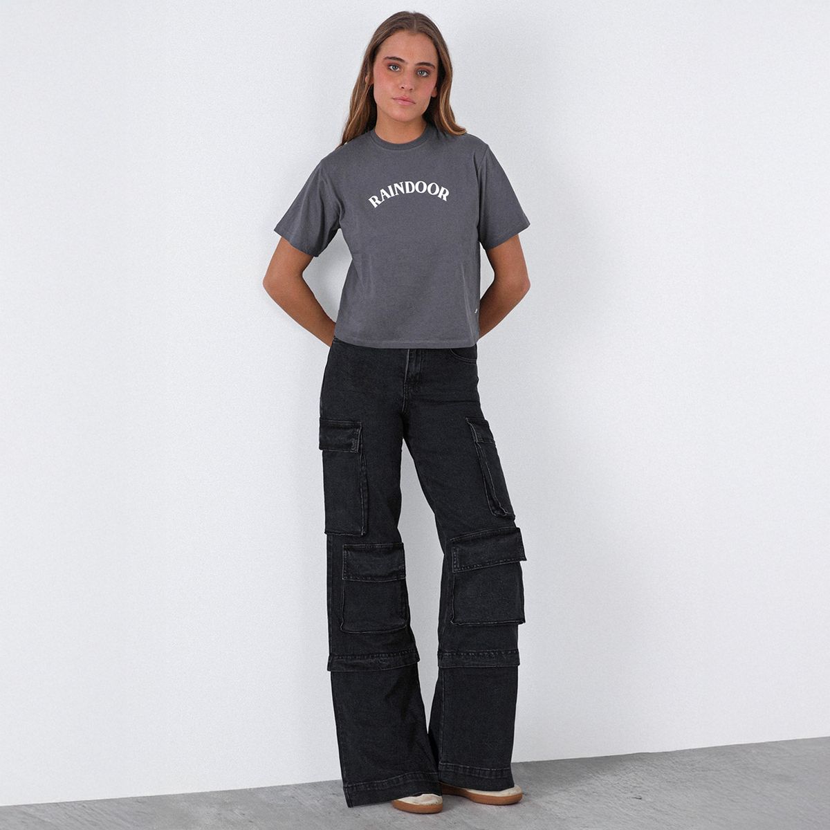 RAINDOOR - Crop Top Algodón Mujer Raindoor