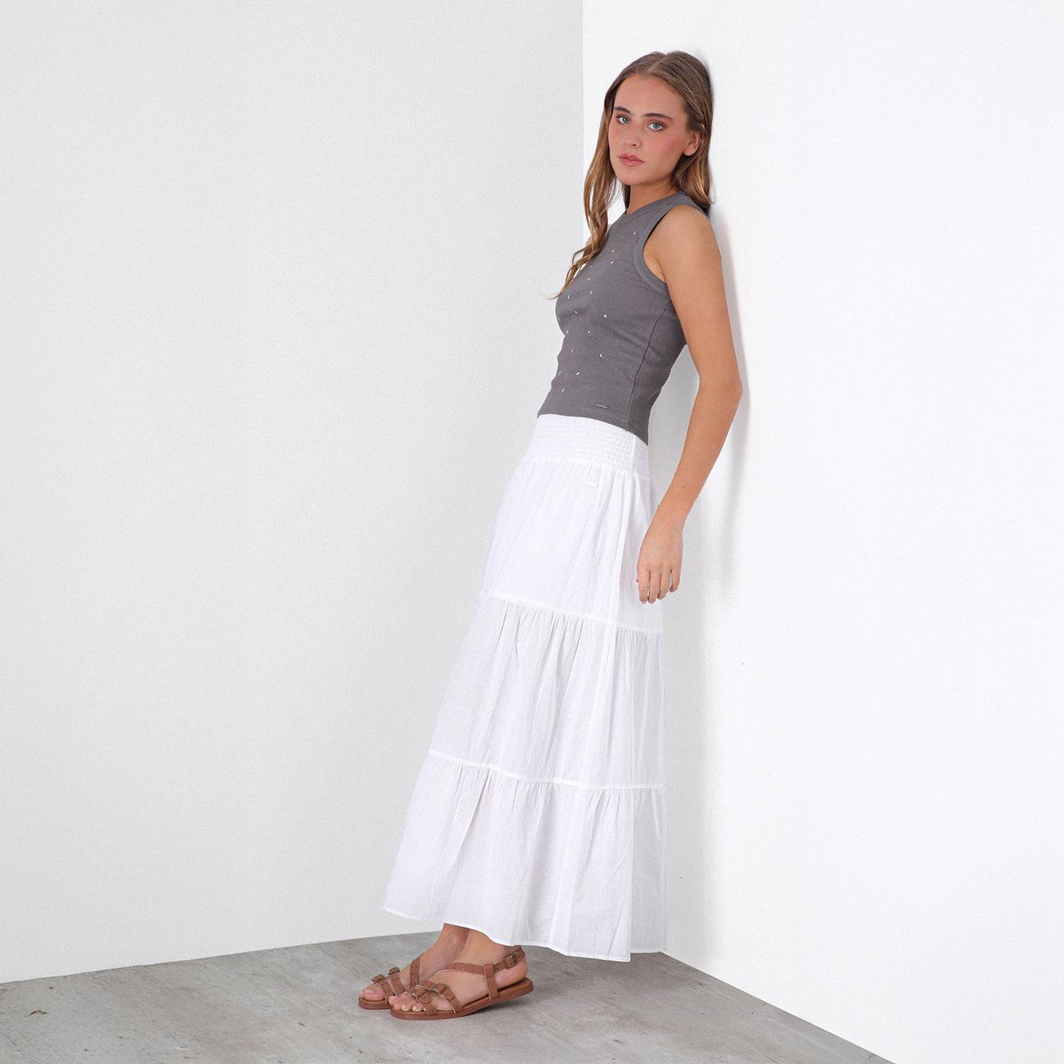 RAINDOOR - Faldas Algodón Mujer Raindoor