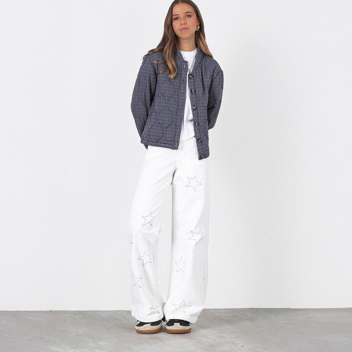 RAINDOOR - Jeans Straight Tiro Medio Mujer Raindoor