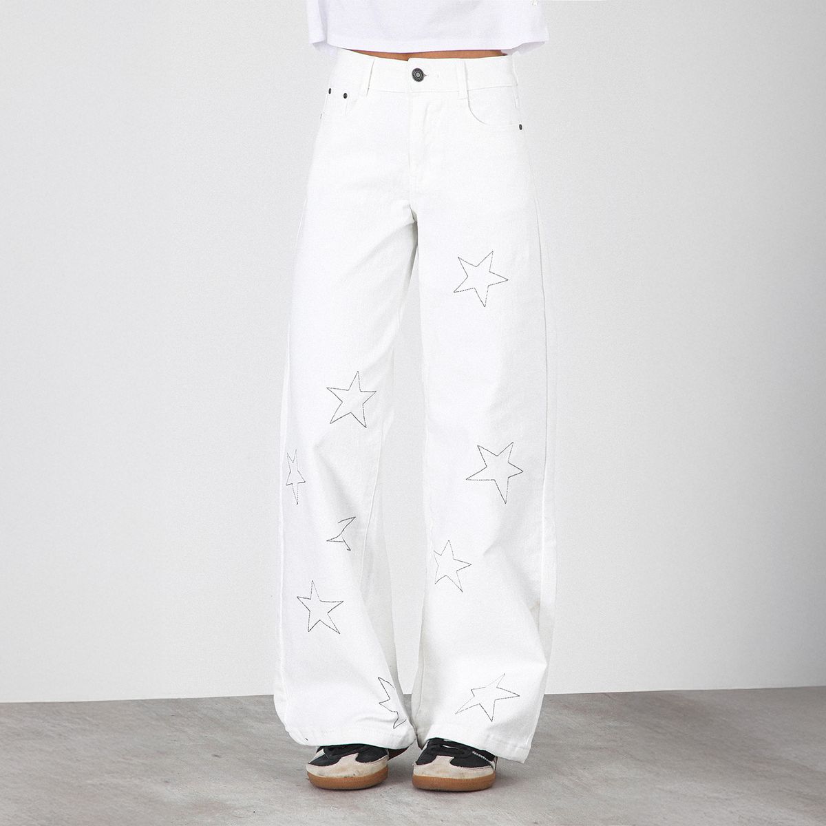 RAINDOOR - Jeans Straight Tiro Medio Mujer Raindoor