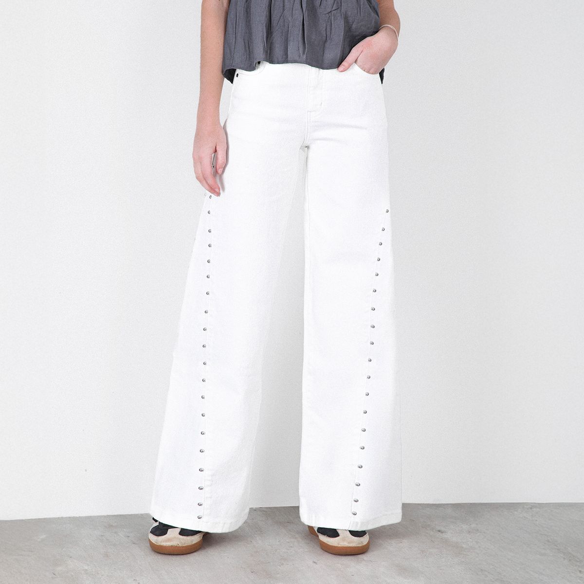 RAINDOOR - Jeans Straight Tiro Medio Mujer Raindoor