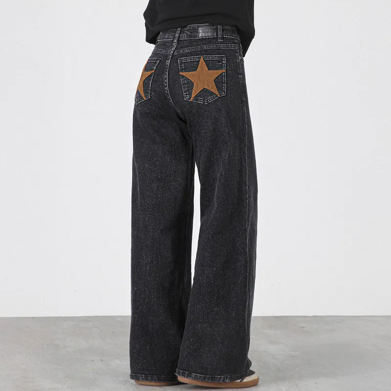 RAINDOOR - Jeans Straight Tiro Medio Mujer Raindoor