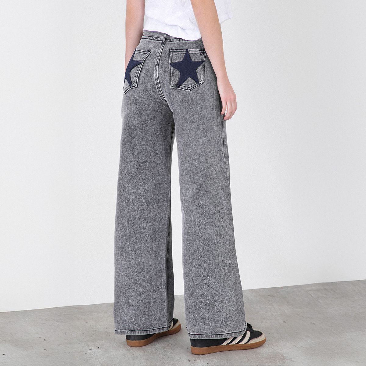 RAINDOOR - Jeans Straight Tiro Medio Mujer Raindoor