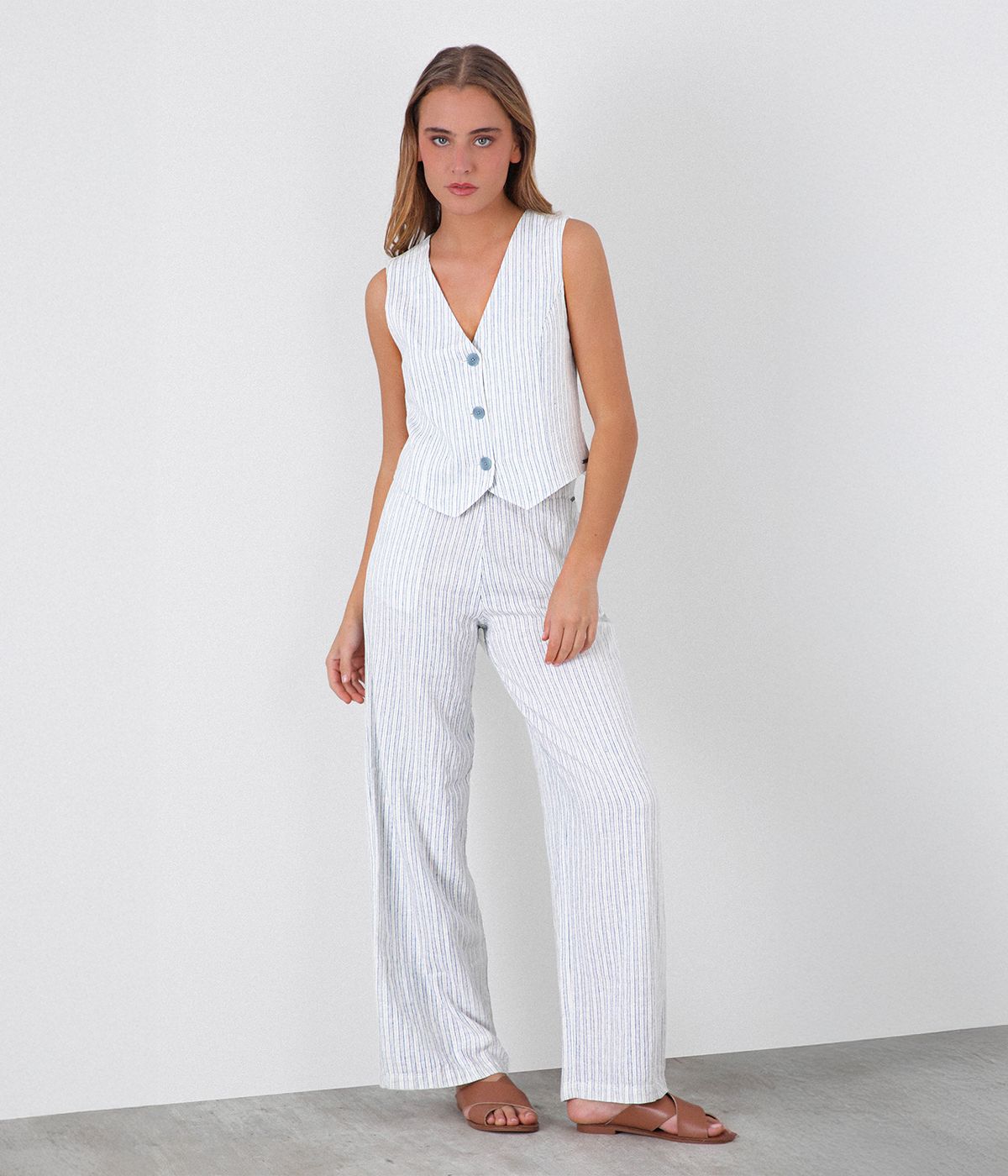 RAINDOOR Pantalón Lino x Josefa Sáez Raindoor | falabella.com