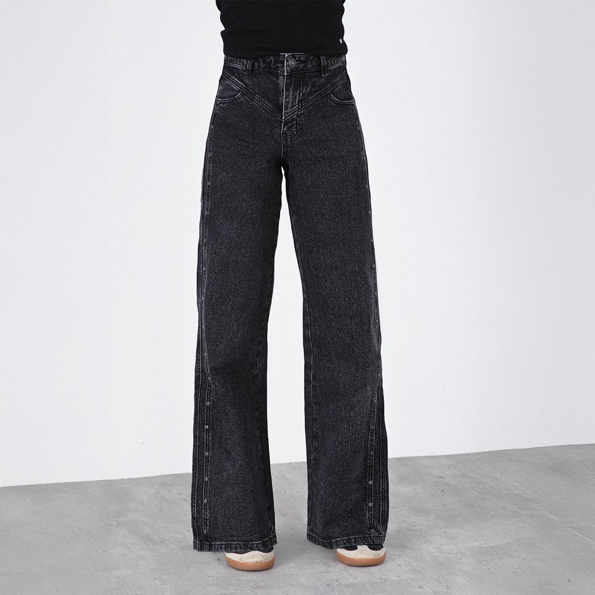 RAINDOOR - Jeans Straight Tiro Medio Mujer Raindoor