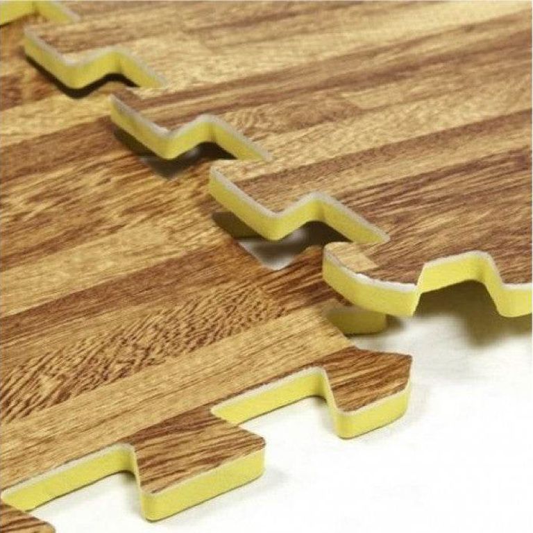 Goma EVA Madera Pack 4 60x60x12mm Hobby Market