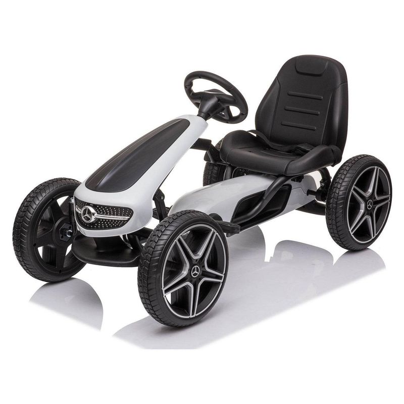 HOBBYMARKET - Go Kart Mercedes Blanco Hobby Market