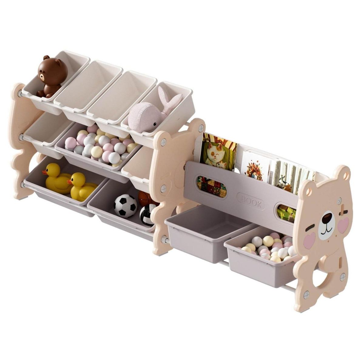 HOBBYMARKET - Organizador Infantil Juguetes Hobby Market