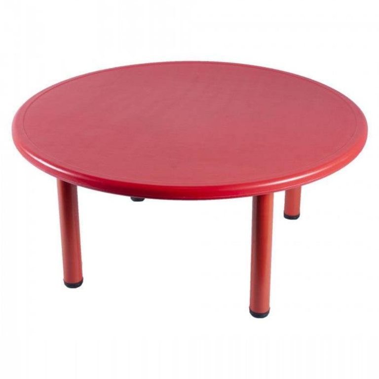 Mesa Redondo Rojo Hobby Market