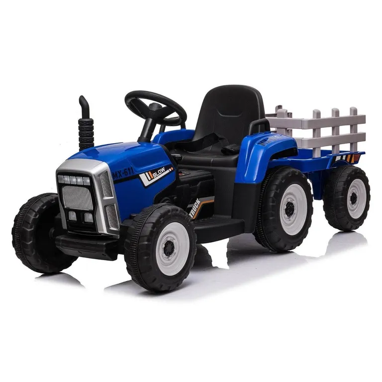 Tractor Infantil 12v Azul Hobby Market