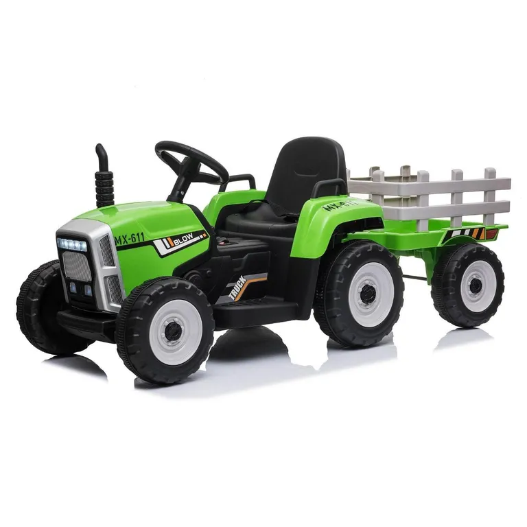 Tractor Infantil 12v Verde Hobby Market