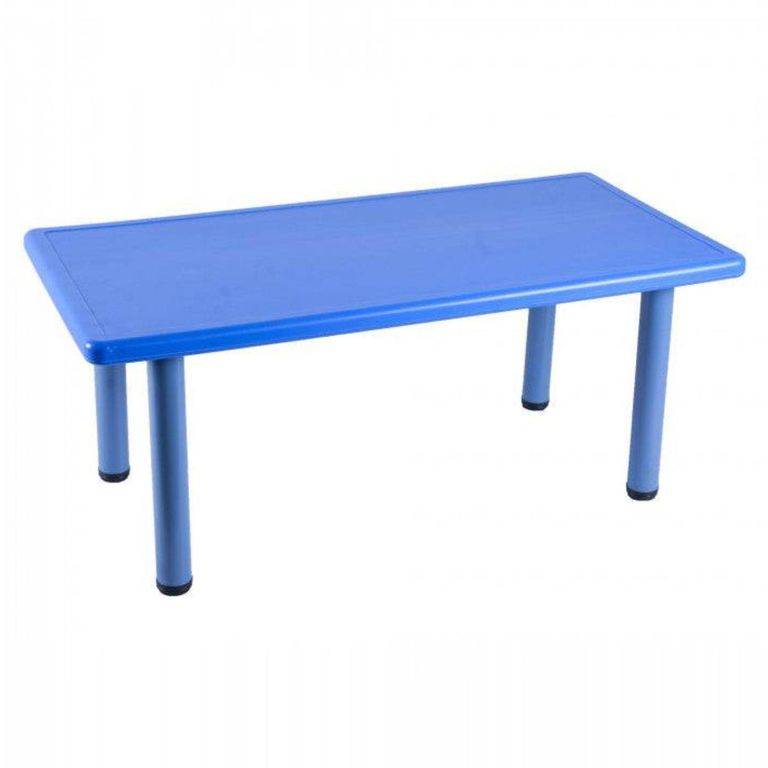 Mesa Rectangular Azul Hobby Market