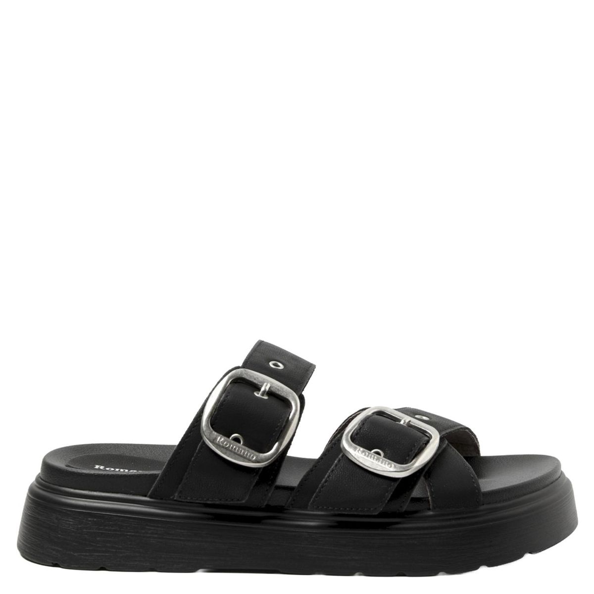 ROMANO - Sandalia Mujer Negro Romano