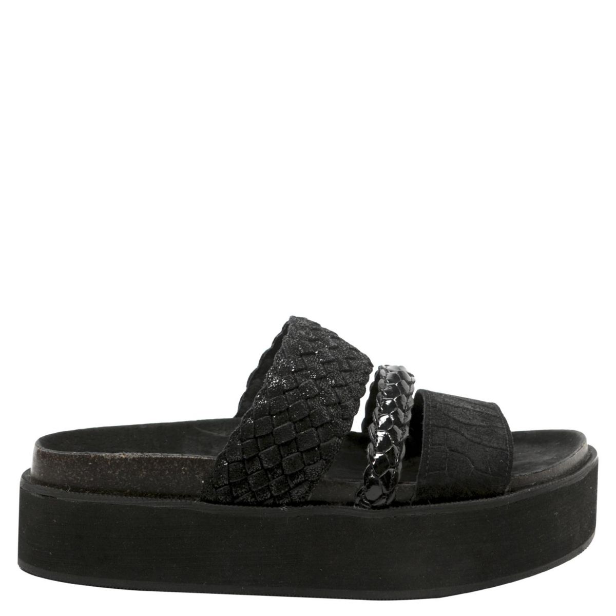 ROMANO - Sandalia Mujer Negro Romano