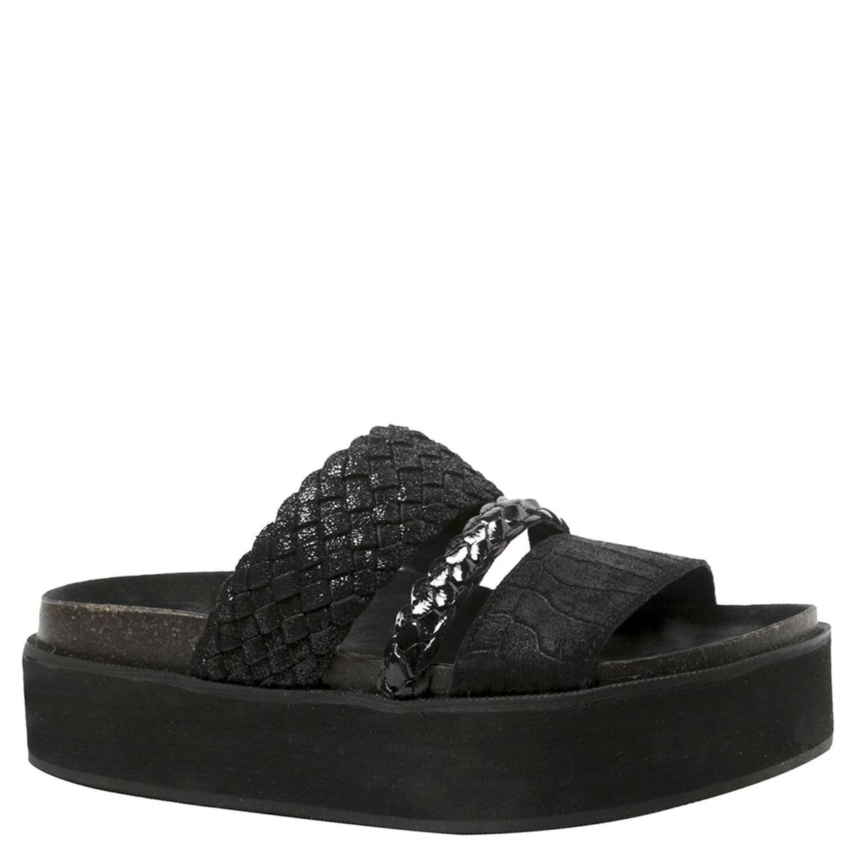 ROMANO - Sandalia Mujer Negro Romano