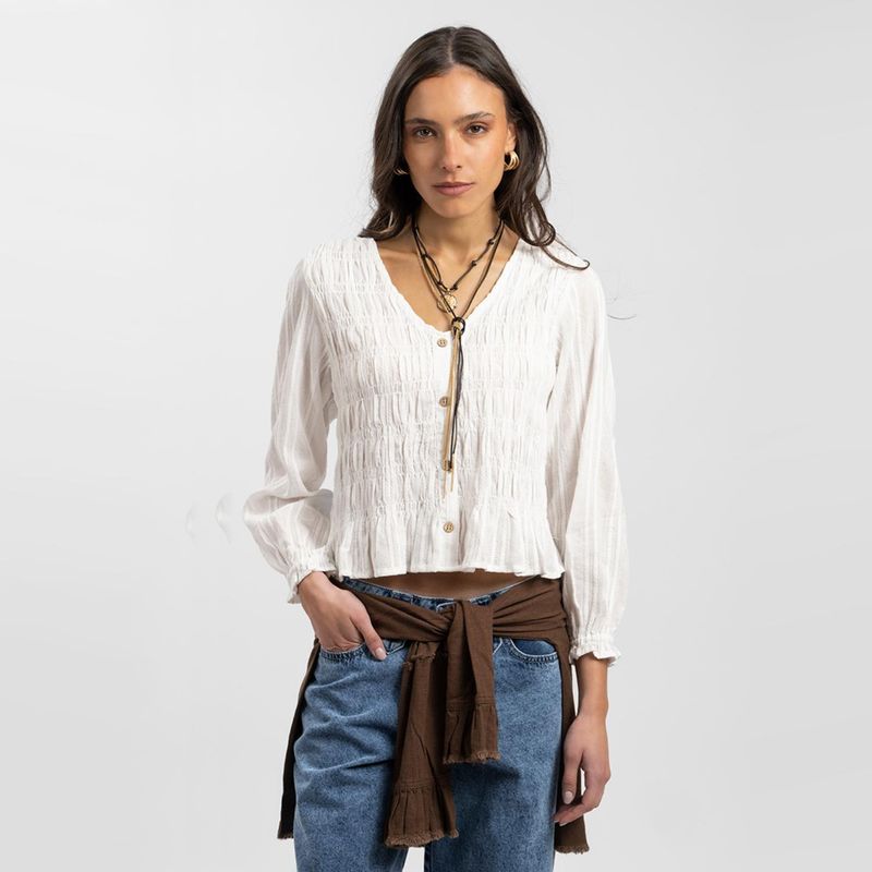 LOLITA POCKET - Blusa Manga Larga Mujer Lolita Pocket
