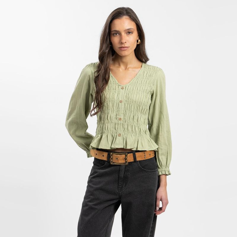 LOLITA POCKET - Blusa Manga Larga Mujer Lolita Pocket