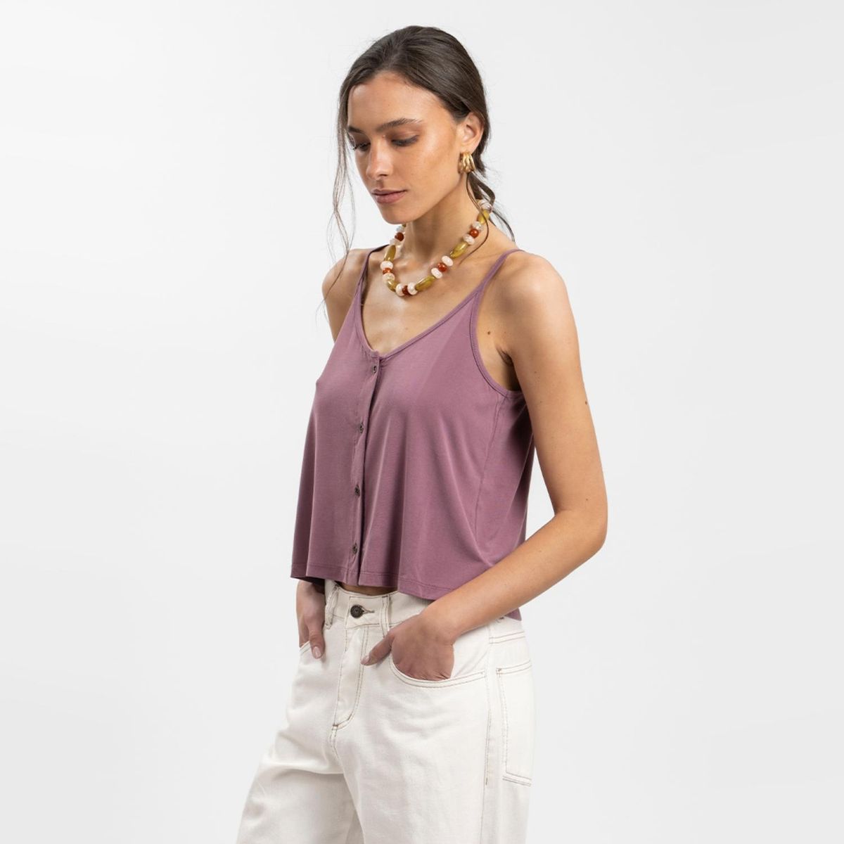 LOLITA POCKET - Polera Manga Corta Mujer Lolita Pocket