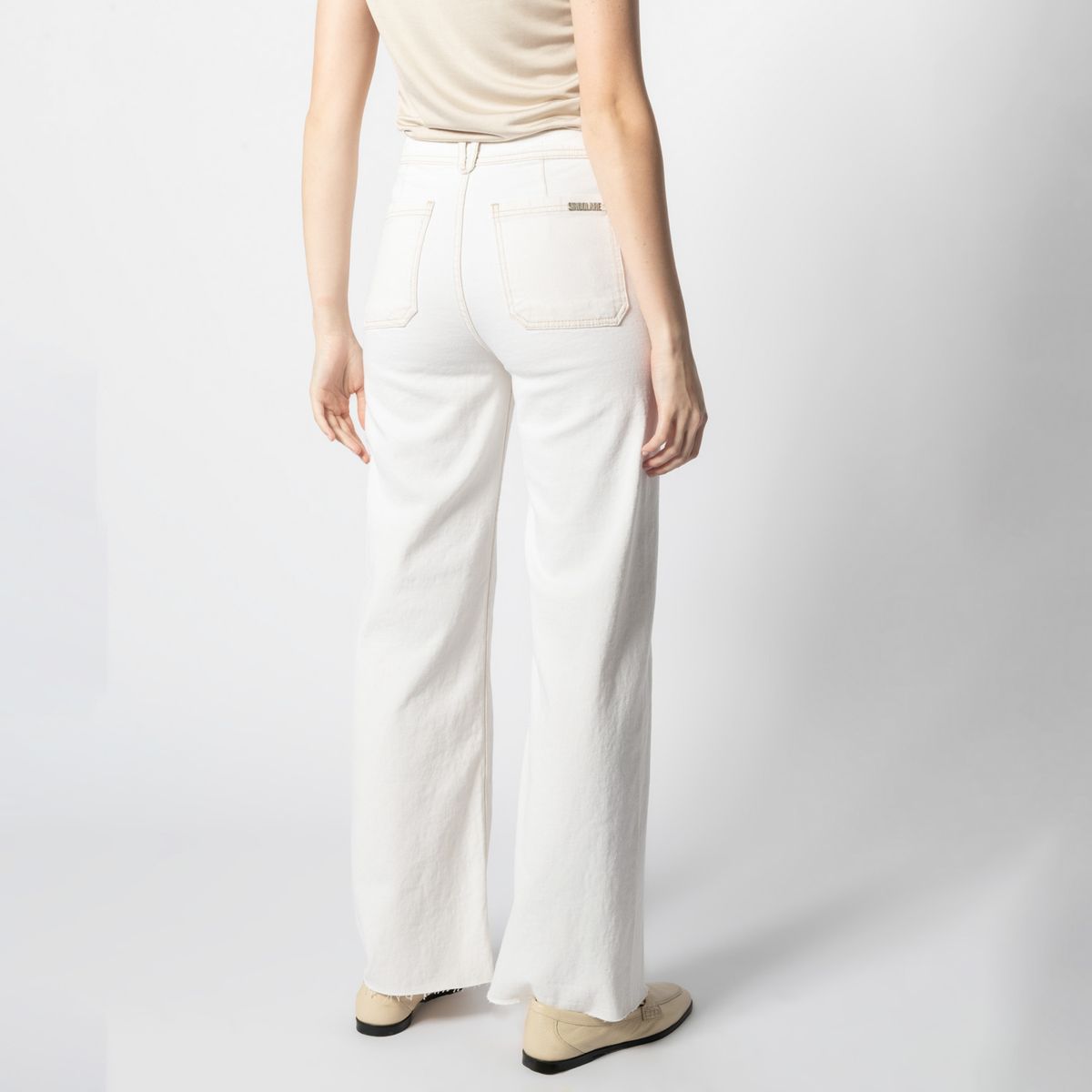 SINGOLARE - Jeans Slim Fit Tiro Alto Mujer Singolare