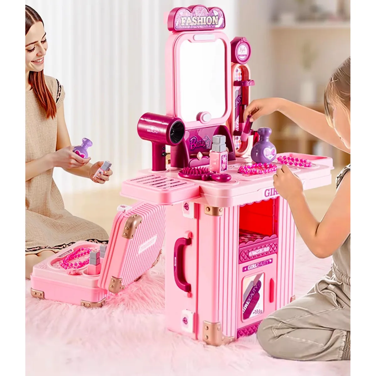 KIDSCOOL - Juego Maleta Tocador De Belleza Kidscool