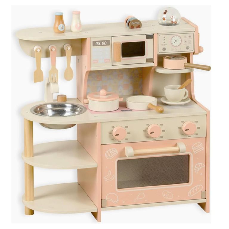 KIDSCOOL Cocina Cafetera Emily Rosada