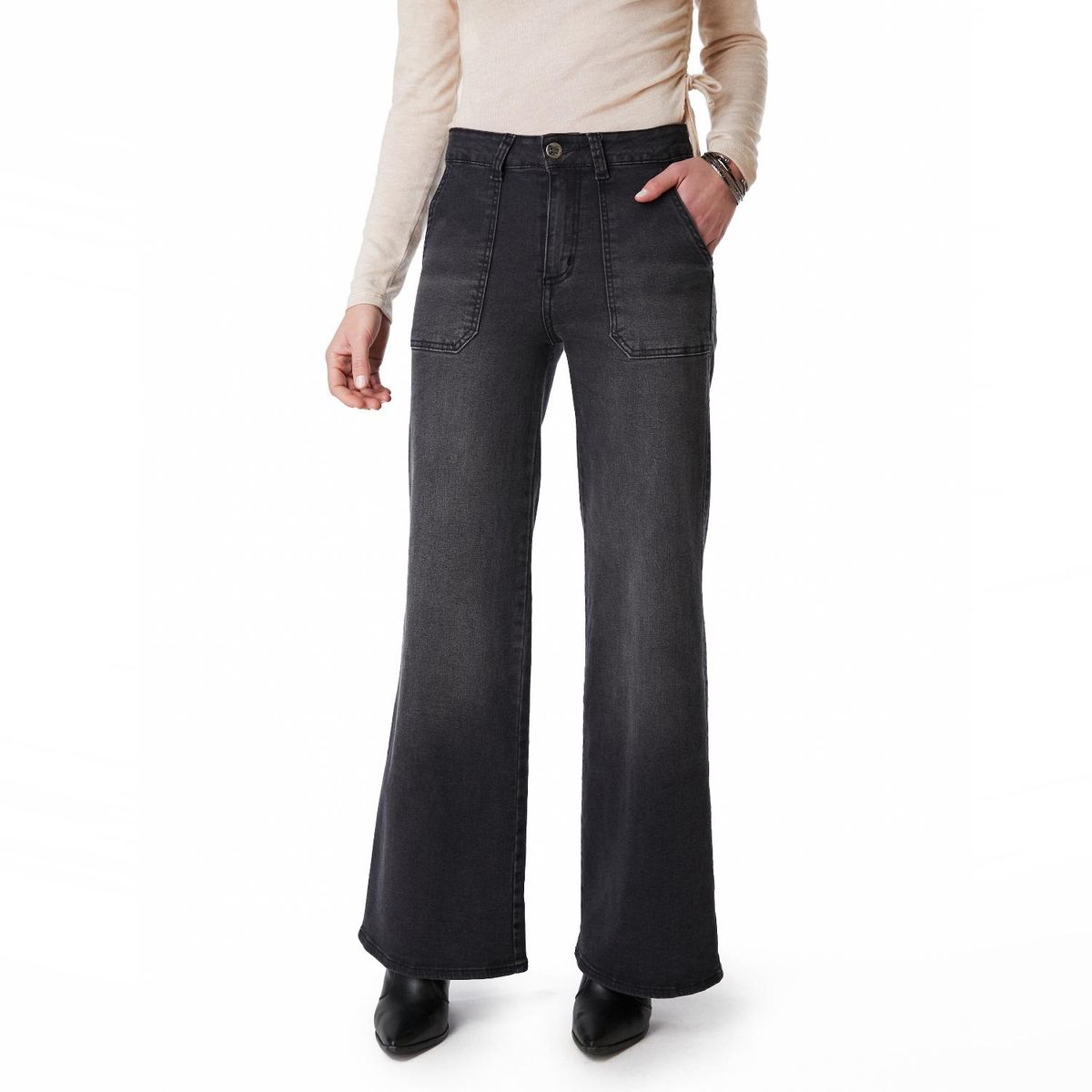 EFESIS - Jeans Palazzo Tiro Medio Mujer Efesis