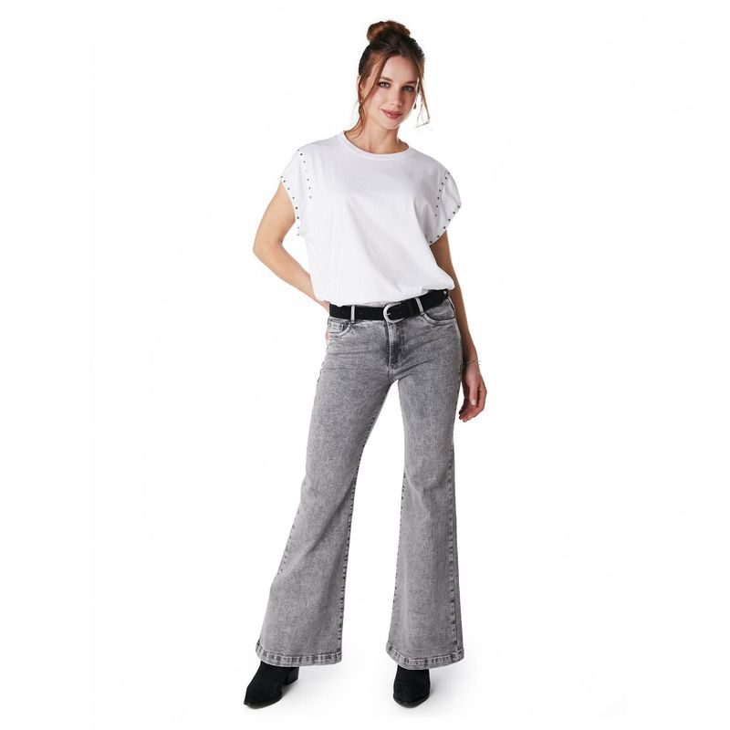 EFESIS - Jeans Flare Algodón Mujer Efesis