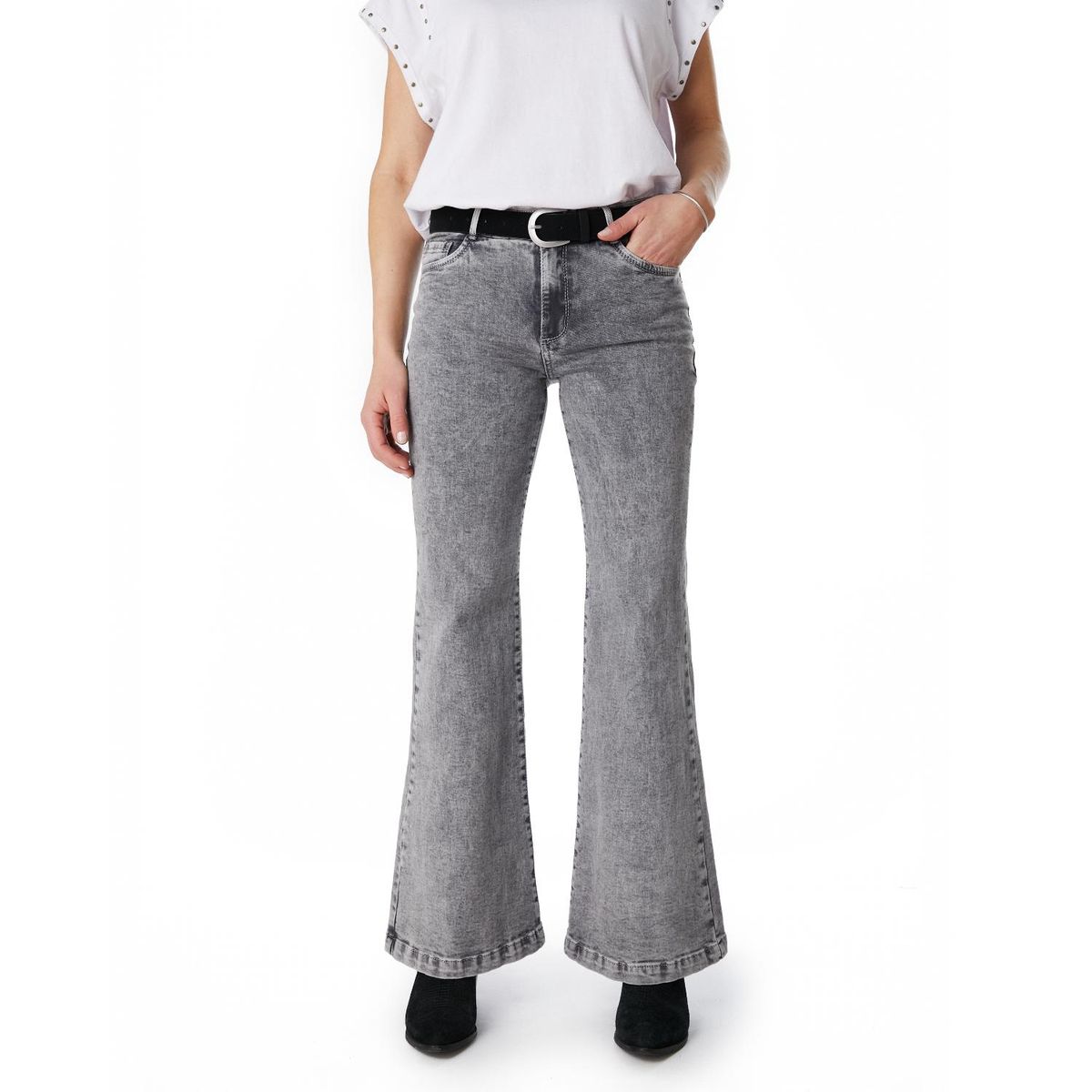 EFESIS - Jeans Flare Tiro Medio Mujer Efesis