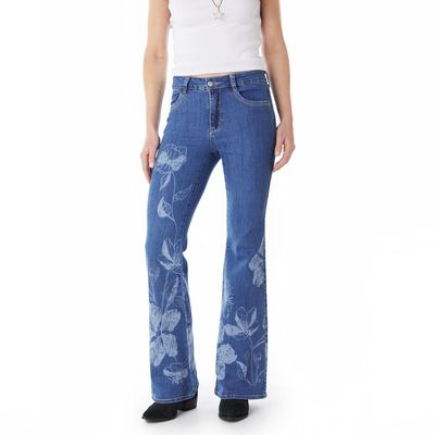 Imagen 2 del producto Jeans Flare Tiro Medio Mujer