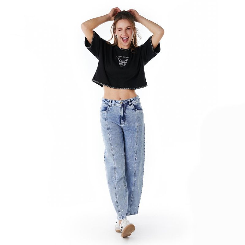 EFESIS - Jeans Balloon Algodón Mujer Efesis