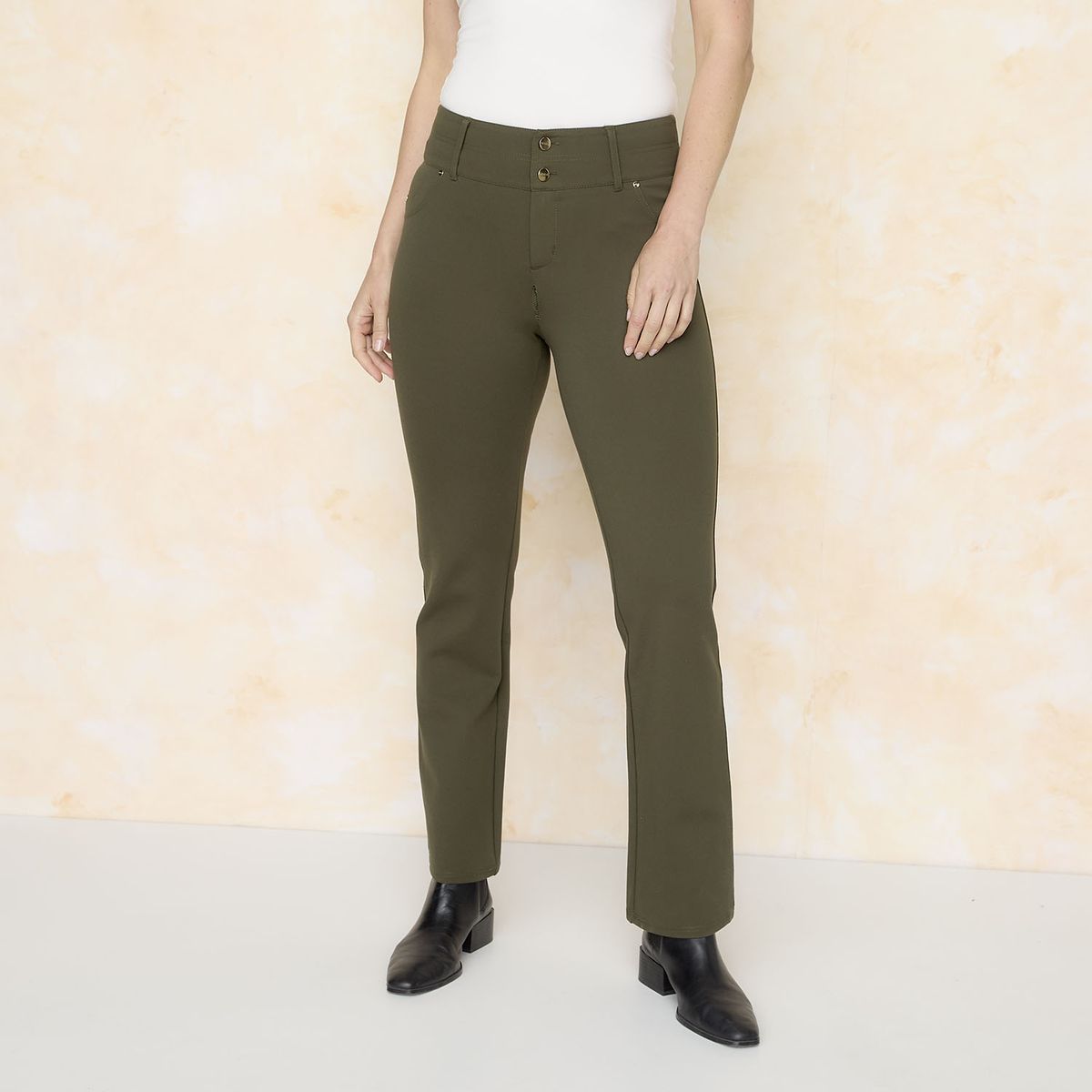 S COCCI - Pantalón Recto Tiro Medio Mujer S Cocci