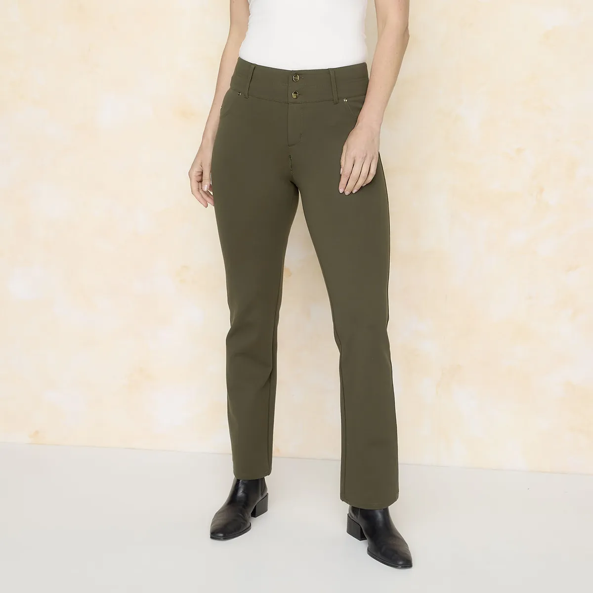 S COCCI - Pantalón Recto Tiro Medio Mujer S Cocci