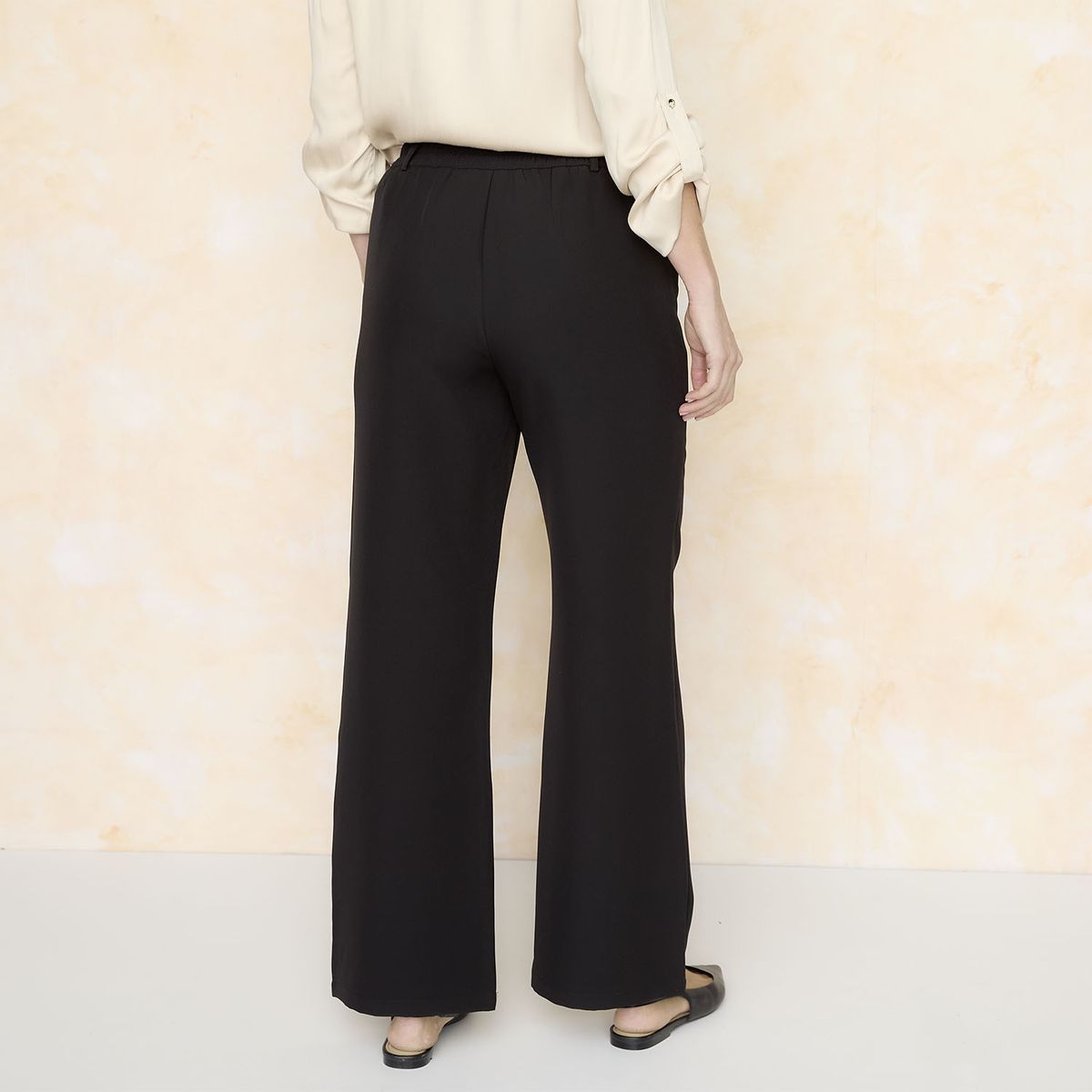 S COCCI - Pantalón Wide Leg Tiro Medio Mujer S Cocci