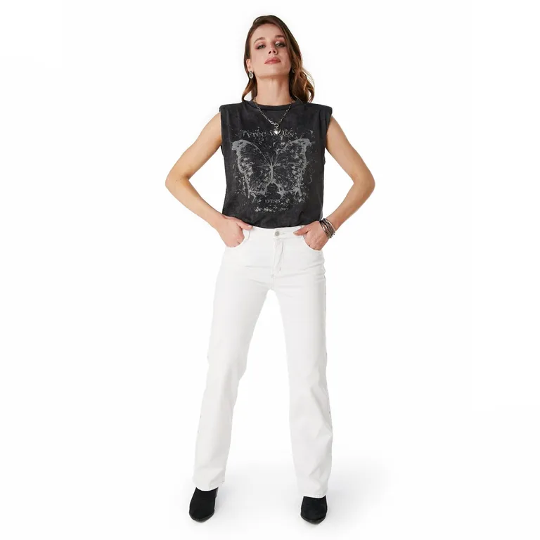 EFESIS Pantalón Wide Algodón Mujer
