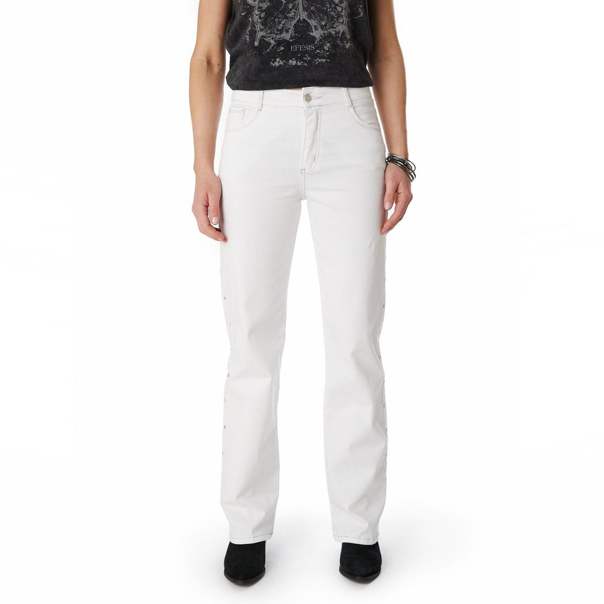 EFESIS - Pantalón Wide Algodón Mujer Efesis