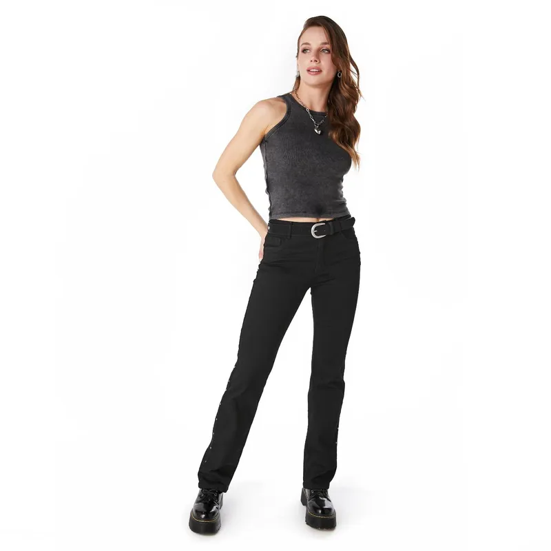 EFESIS - Pantalón Recto Algodón Mujer Efesis