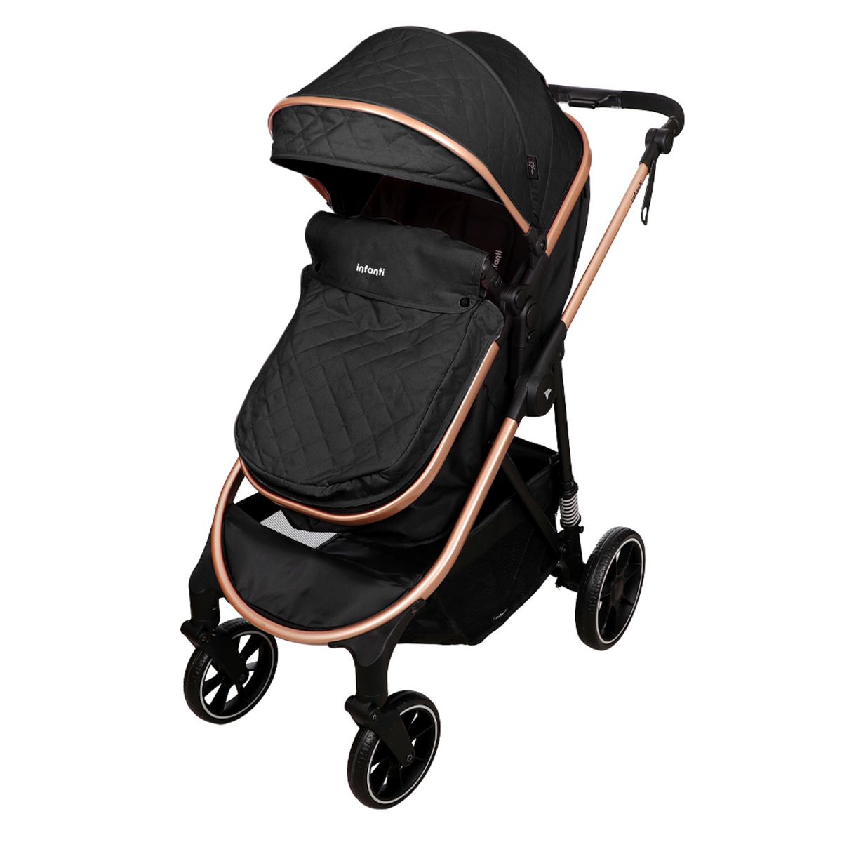 INFANTI - Coche Paseo Padua 2G Negro Infanti
