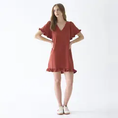 BRICK LONDON - Vestido Midi Tencel Mujer