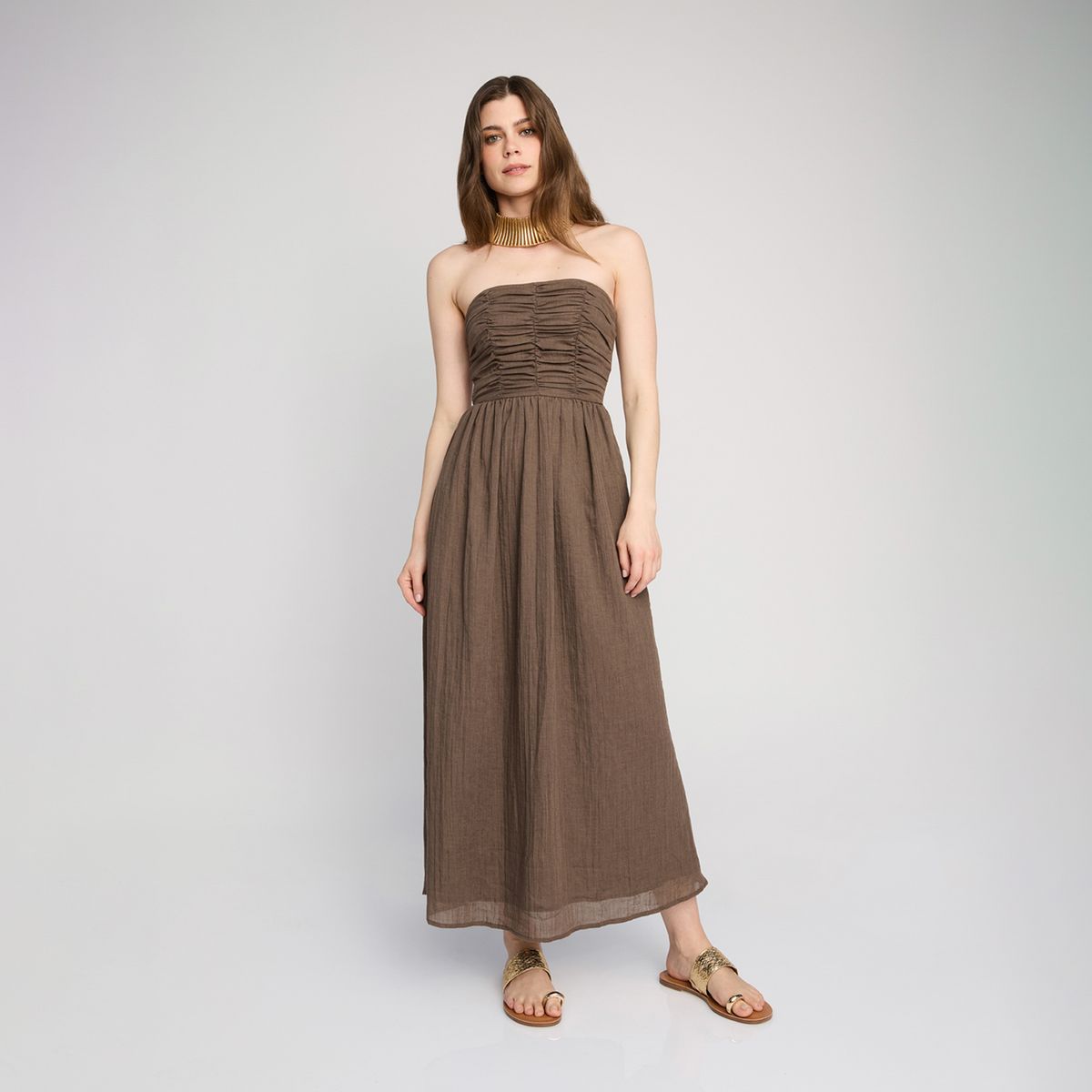 BRICK LONDON - Vestido Largo Mujer Brick London