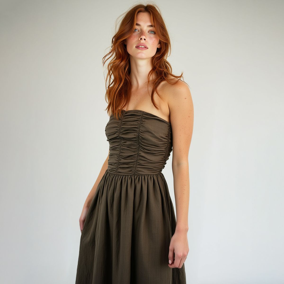 BRICK LONDON - Vestido Largo Mujer Brick London