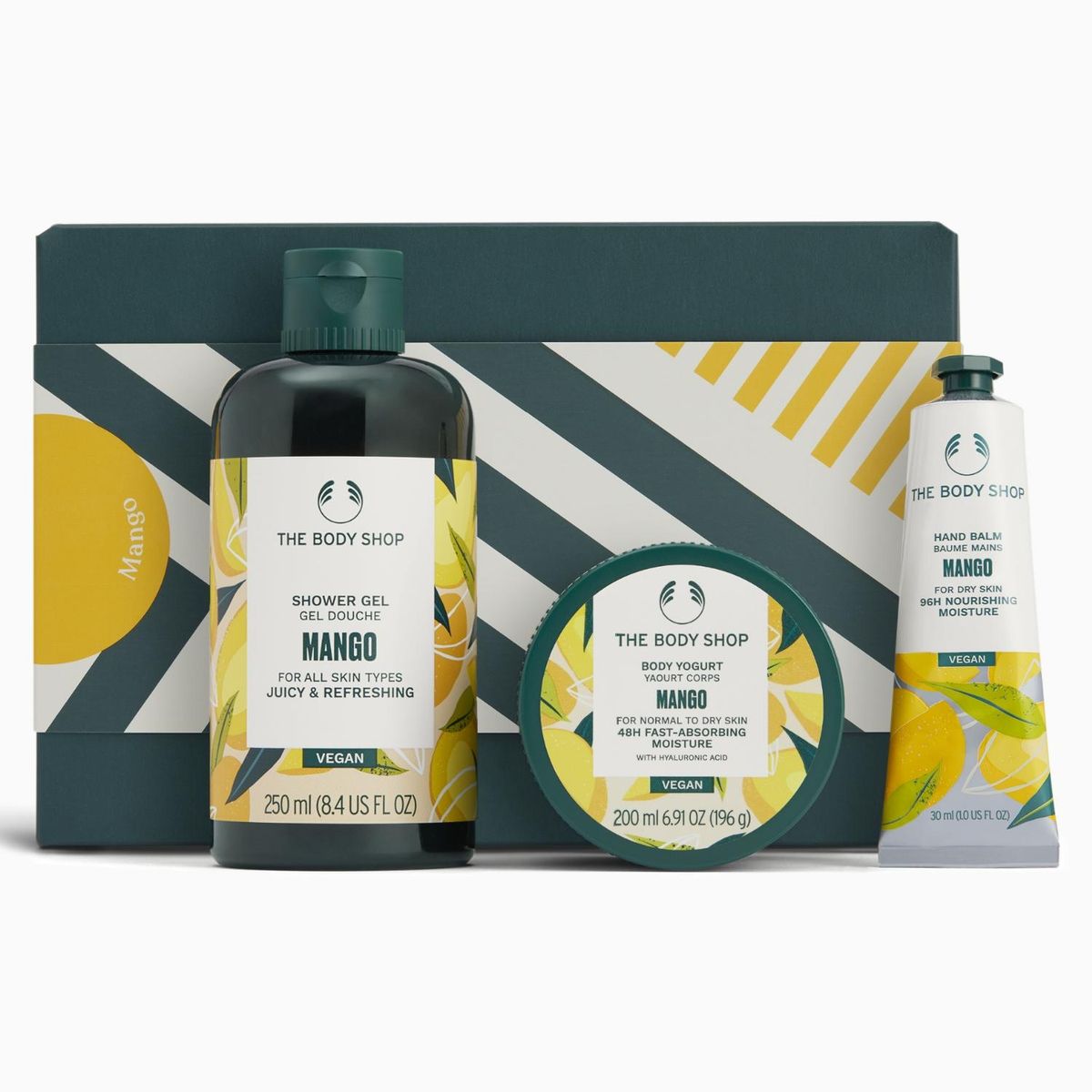 THE BODY SHOP - Set De Ducha, Yogurt Corporal Y Crema Manos Esenciales Mango The Body Shop