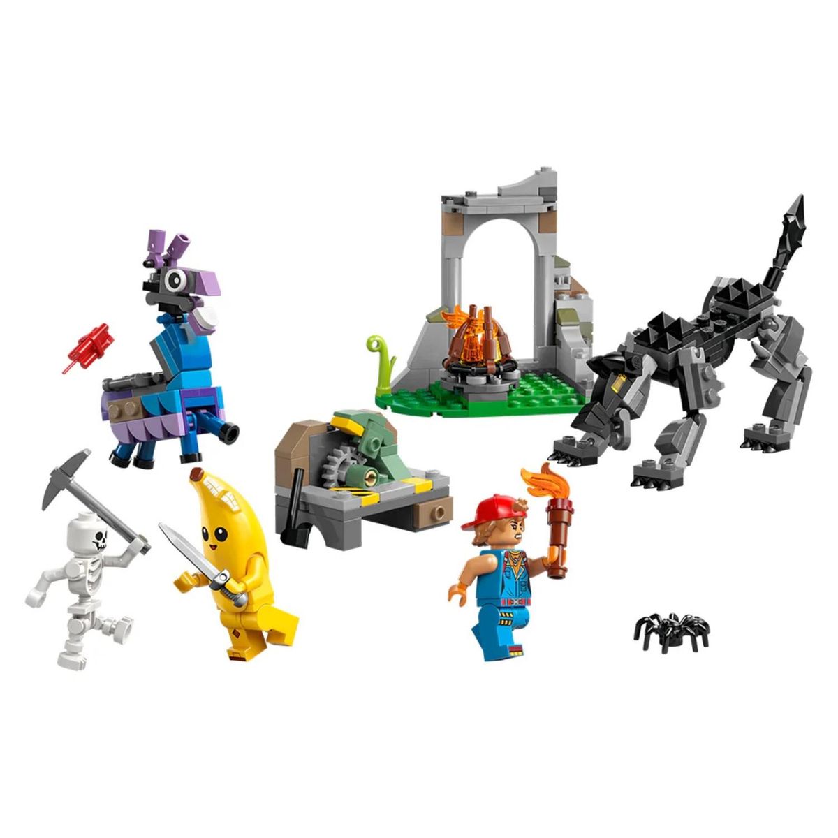 LEGO - Lego Fortnite - Campamento de Banano y Bujía