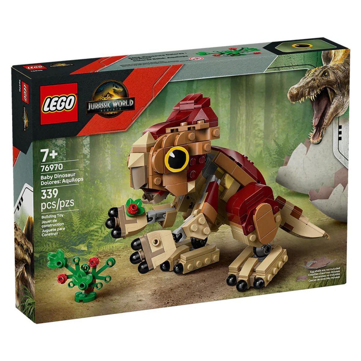 LEGO - Lego Jurassic World Dolores Bebé: Aquilops