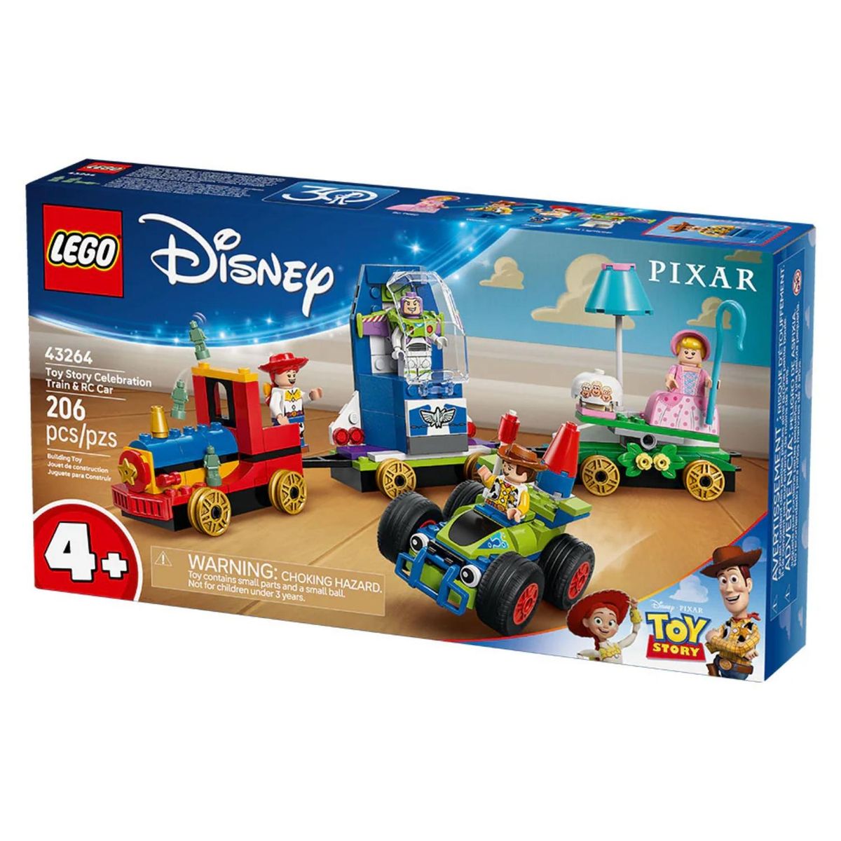 LEGO - Lego Disney Pixar - Tren de Celebración de Toy Story y Auto RC
