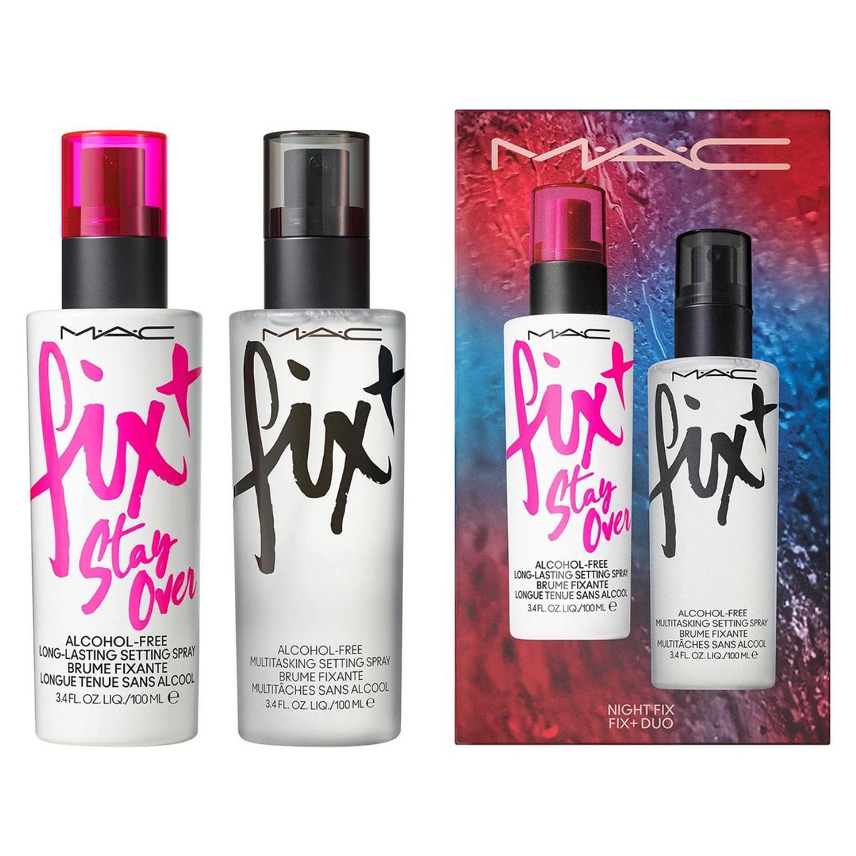 MAC - Set de Maquillaje de Rostro MAC Night Fix Fix + Duo / Nocturna